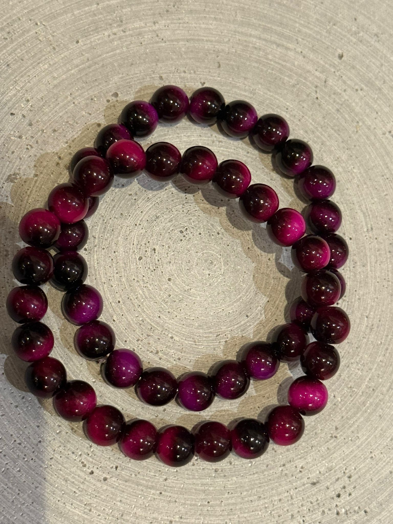 اساور عين النمر البنفسجي القرمزي